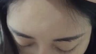 薛凯琪男友微胖老婆前后夹击被操